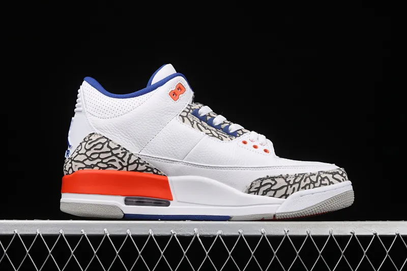 All categories Air Jordan Jordan series basketball shoes Air Jordan 3 Air Jordan 3 Retro "Knicks" AJ3 Joe 3 Knicks color 136064-148